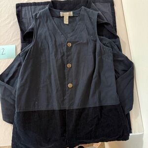 Vintage Sweet Jessie Black Long Sleeve Dress & Matching Vest